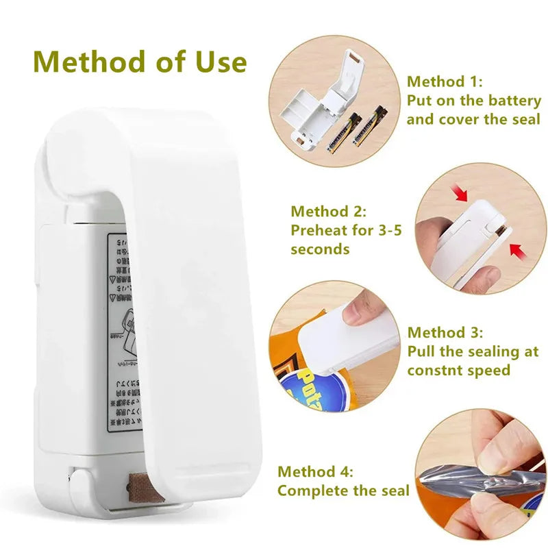 Portable Bag Heat Sealer Plastic Package