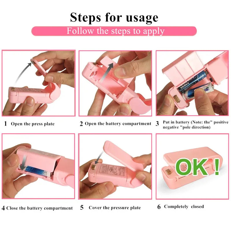Portable Bag Heat Sealer Plastic Package